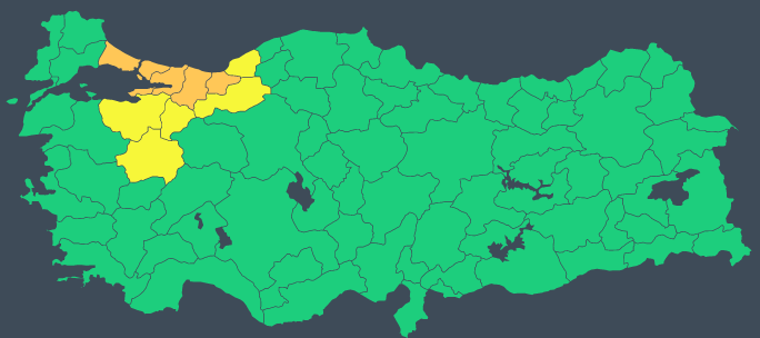 Meteoroloji'den İstanbul için turuncu kodlu uyarı